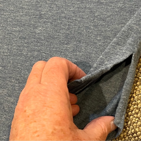 JASON WU EVA AIR unisex long sleeve pullover shirt top size small blue - Picture 7 of 7